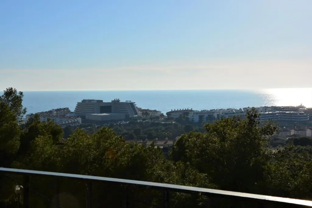 Villa Sitges Julia Vista Espectacular 2 K M S De La Playa Comoda & Area Tranquila Amplitud Interior Y Plana Španělsko